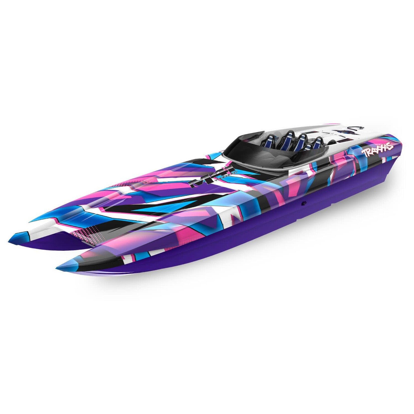 Traxxas 57046-4-PRPL DCB M41 Widebody:  Brushless 40' Race Boat with TQi™ Traxxas Link™ Enabled 2.4GHz Radio System & Traxxas Stability Management (TSM)®
