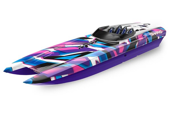 Traxxas 57046-4-PRPL DCB M41 Widebody:  Brushless 40' Race Boat with TQi™ Traxxas Link™ Enabled 2.4GHz Radio System & Traxxas Stability Management (TSM)®