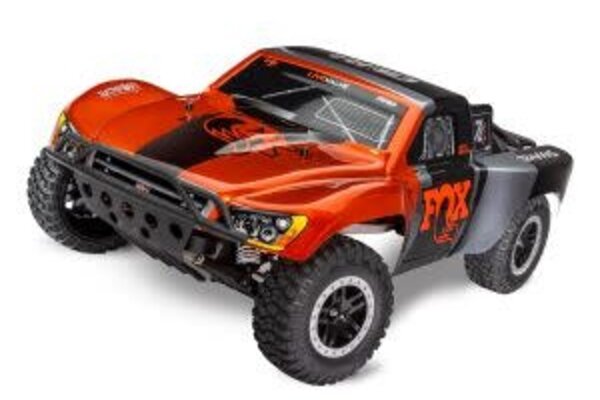 Traxxas 58076-74-FOX Slash VXL:  1/10 Scale 2WD Short Course Racing Truck with TQi™ Traxxas Link™ Enabled 2.4GHz Radio System & Traxxas Stability Management (TSM)®