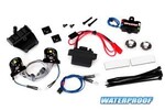 Traxxas 8038 LED light set, complete with power supply (contains headlights, tail lights, side marker lights, distribution block, and power supply) (fits #8130 body)