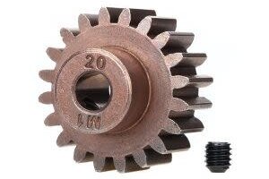 Traxxas 6494X Gear, 20-T pinion (1.0 metric pitch) (fits 5mm shaft)/ set screw