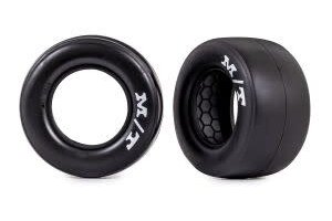 Traxxas 9471R Tires, rear (Mickey Thompson Drag Slicks, sticky compound) (2)