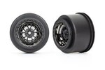 Traxxas 9473X Wheels, Weld black chrome (rear) (2)