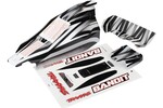 Traxxas 2420   Body, Bandit®, ProGraphix® (replacement for the painted body. Graphics are printed, requires paint & final color application)/ decal sheet