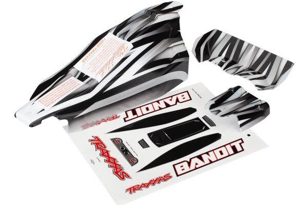 Traxxas 2420   Body, Bandit®, ProGraphix® (replacement for the painted body. Graphics are printed, requires paint & final color application)/ decal sheet