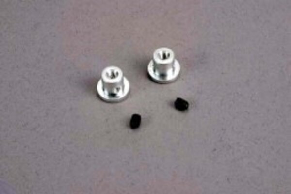 Traxxas 2615 Wing buttons (2)/ set screws (2)/ spacers (2)/ 3x8mm CS (2)