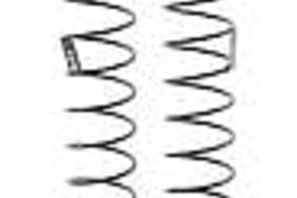Mugen Seiki MUGE0569   Seiki Rear Damper Spring (Super Hard, 86mm, 9.5T) (2)