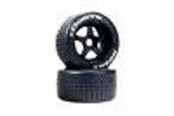 ARRMA ARA550073  dBoots Hoons 53/107 2.9 Pre-Mounted Belted Tires, White, 17mm Hex, 5-Spoke