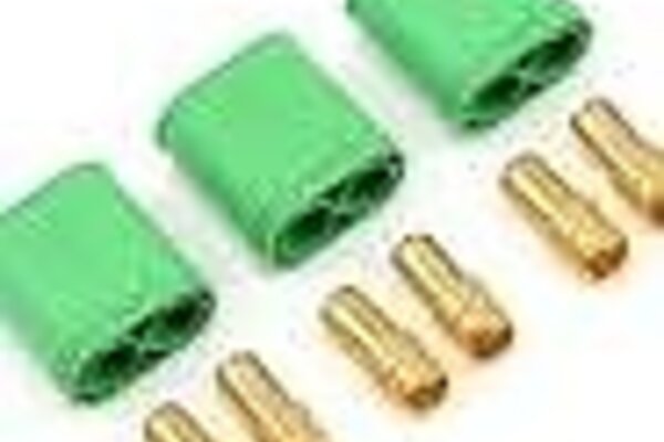 Castle Creations CSE011-0068-00  6.5 mm Polarized Connectors Male Multi-Pack