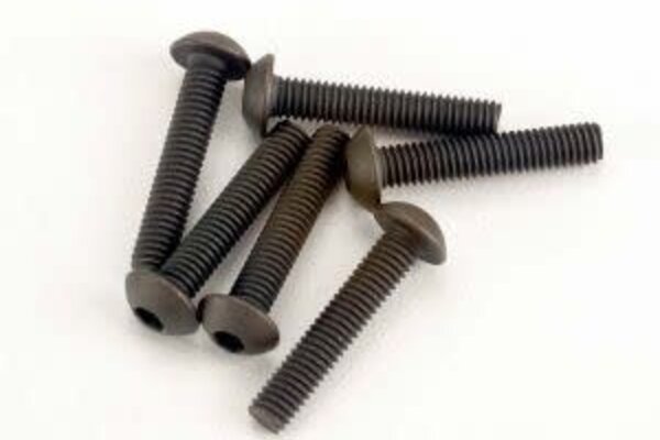 Traxxas 2579  SCREWS BUTTON-HEAD 3X15MM HEX