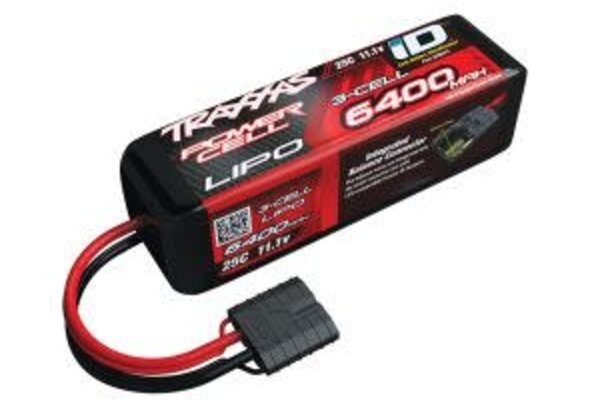 Traxxas 2857X 6400mAh 11.1v 3-Cell 25C LiPo iD® Battery