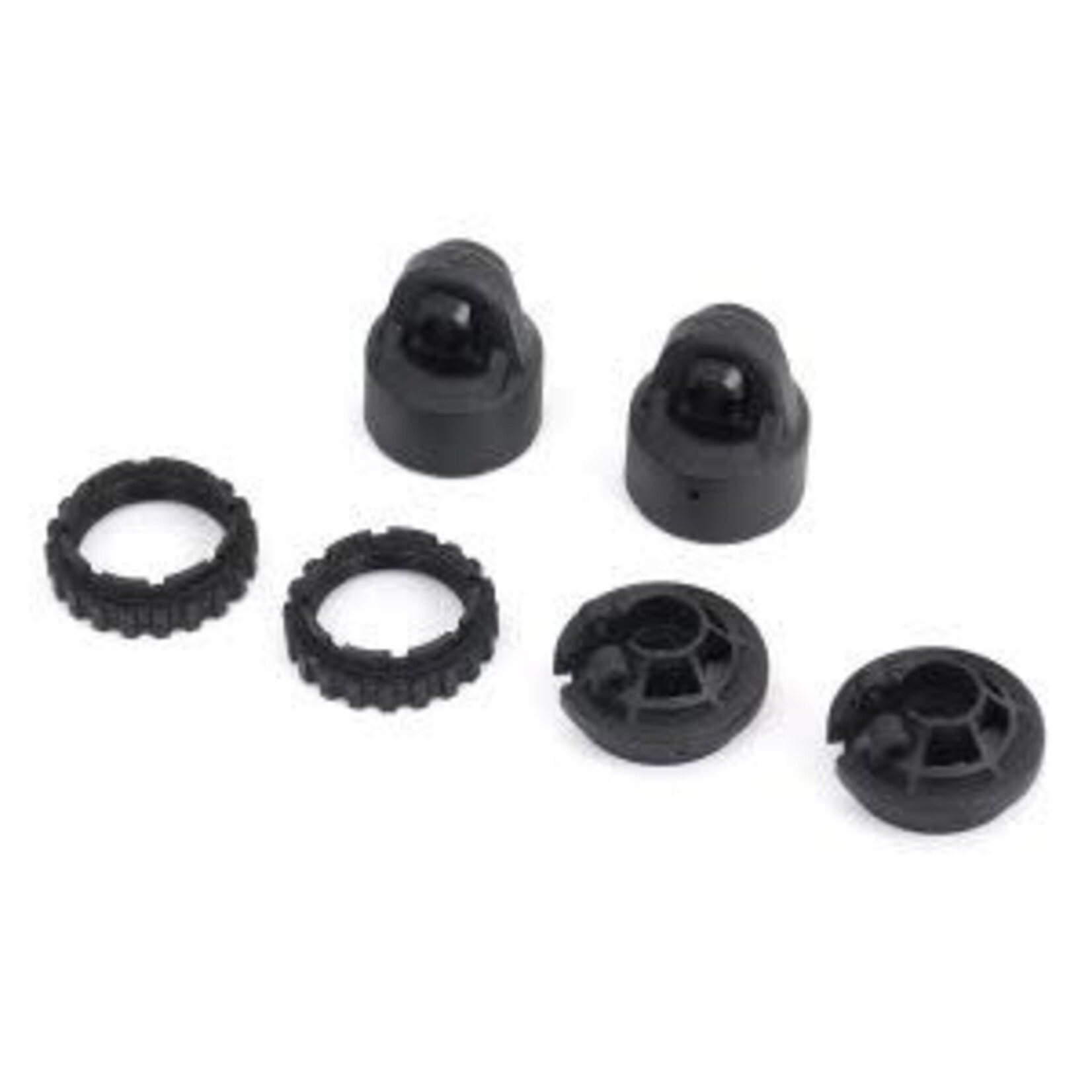 Traxxas 9664 Shock caps, GT-Maxx® shocks (2)/ spring perch/ adjusters (2) (for 2 shocks) (for Sledge™)