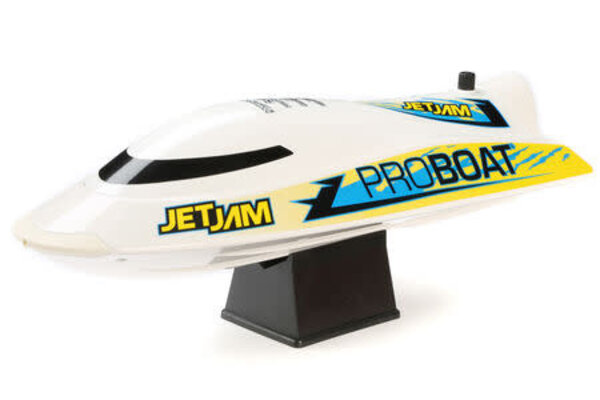 ProBoat PRB08031V2T2   Jet Jam V2 12" Self-Righting Pool Racer Brushed RTR, White