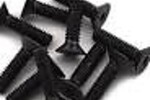 Protek RC PTK-H-2305  RC 4x15mm "High Strength" Flat Head Screws (10)