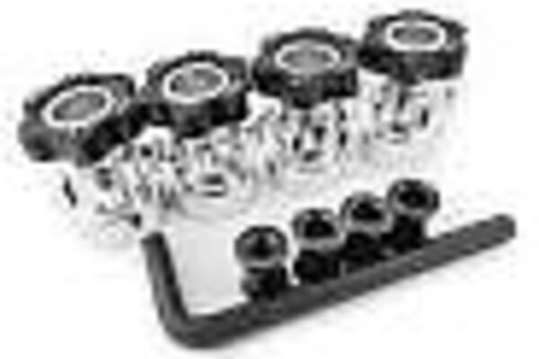 Hot Racing HRAWH17HT01  Wheel Hub Adapters, Aluminum,  Hot Racing 10mm Offset 17mm Hubs 12mm Hex Mount