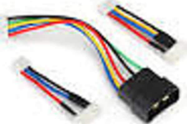 Traxxas 2938X Adapter, Traxxas® iD® LiPo battery (adapts Traxxas iD batteries to separate balance ports)