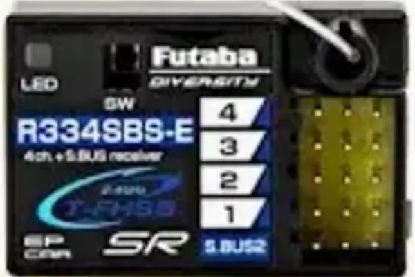 Futaba FUTR334SBS-E  Futaba R334SBS-E T-FHSS SR S.Bus2 4-Channel 2.4GHz Receiver