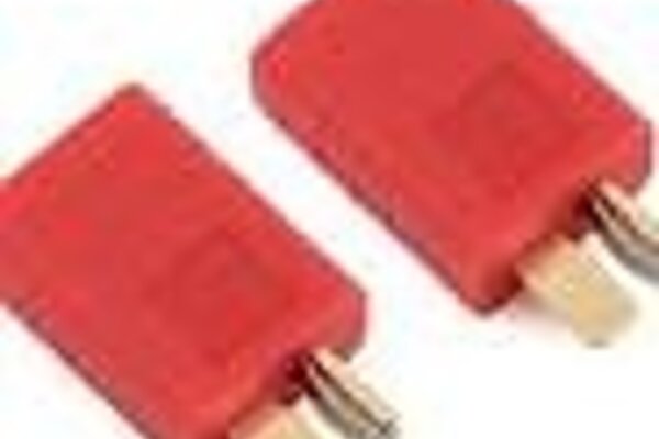 Common Sense RC CSDTFDM-2PK Common Sense RC One Piece Adapter Plug (T-Style Male to Traxxas Female) (2)