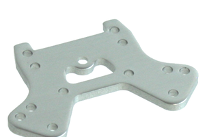Redcat Racing BS214-013A  Aluminum Rear Shock Tower (1pc)(Silver)(For Newer Big Bore BS214-001 Shocks)