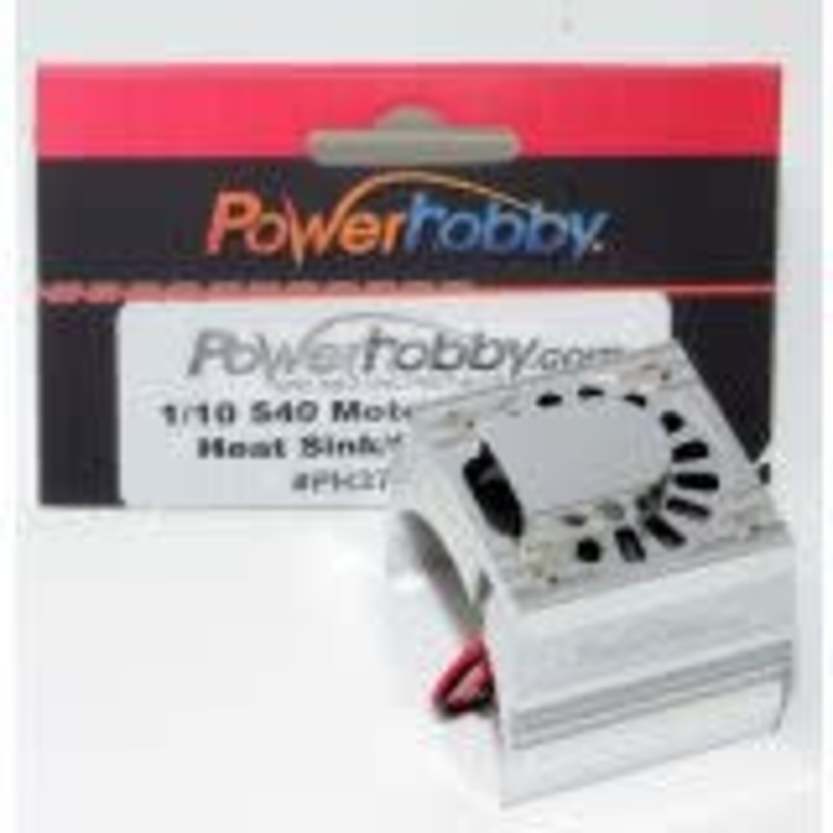 Power Hobby PHBPHF10FANSILVER  Aluminum Motor Heatsink Cooling Fan 1/10 540 / 550