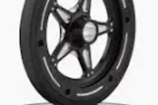 DragRace Concepts DRC-2000  DragRace Concepts 5 Spoke Ultra Lock Front Wheels (Black) (2)