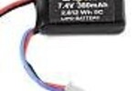 EAZY RC EAZ1014  Eazy RC 2S LiPo Battery (7.4V/380mAh)