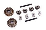 Traxxas 9582 Gear set, differential (output gears (2)/ spider gears (4)/ spider gear shafts (2)/ spacers (4))