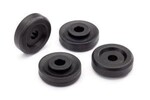 Traxxas 8957 Wheel washers, black (4)