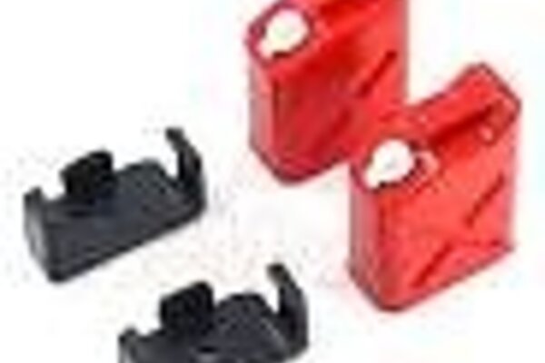 Yeah Racing YEA-YA-0355 Yeah Racing 1/10 Crawler Scale "Jerry Can" Accessory Set (Fuel Cans) (Red)