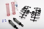 Traxxas 3762A Ultra Shocks (gray) (xx-long) (complete w/ spring pre-load spacers & springs) (rear) (2)