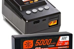 SPEKTRUM SPMXPSS300 Smart Powerstage Surface Bundle: 5000mAh 3S LiPo Battery / S155 Charger