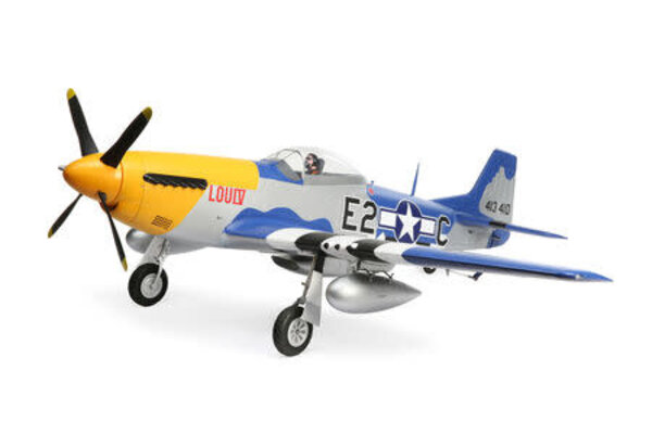 Eflite EFL01250  P-51D Mustang 1.5m Smart BNF Basic with AS3X and SAFE Select