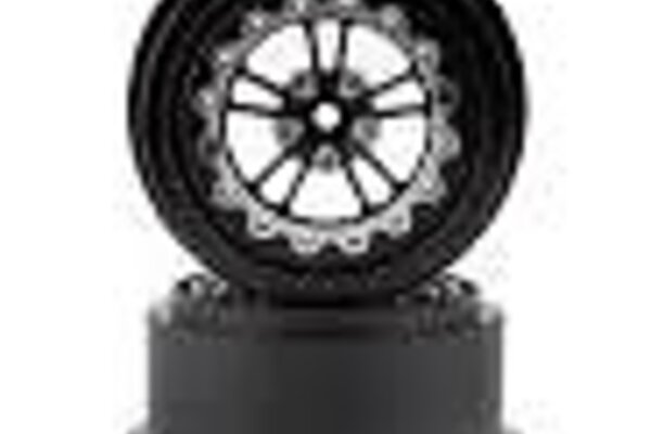 SSD RC SSD00452  SSD RC V Spoke Aluminum Rear 2.2/3.0” Drag Racing Beadlock Wheels