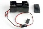 Traxxas 1523 Battery holder with on/off switch/ rubber on/off switch cover