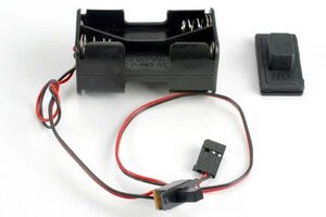 Traxxas 1523 Battery holder with on/off switch/ rubber on/off switch cover