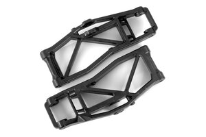 Traxxas 8999 Suspension arms, lower, black (left and right, front or rear) (2) (for use with #8995 WideMaxx® suspension kit)