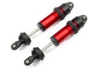 Traxxas 8961R Shocks, GT-Maxx®, aluminum (red-anodized) (fully assembled w/o springs) (2)