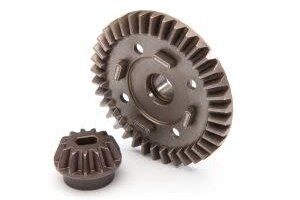 Traxxas 8977 Ring gear, differential/ pinion gear, differential (rear)