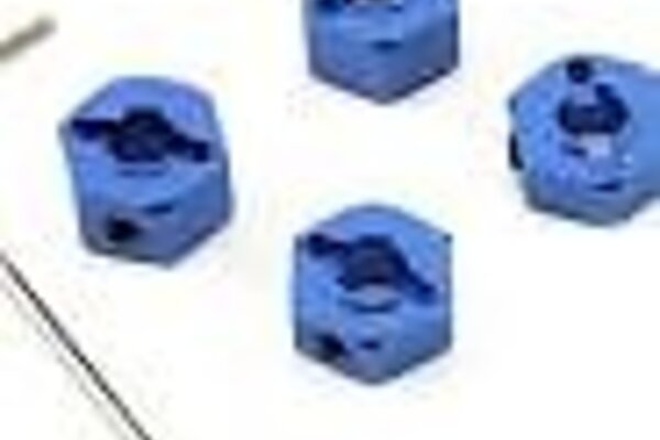 ST Racing Concepts SPTST3654-12B  12MM CLAMP WHEEL HEX ADAPT (BLUE)