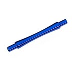 Traxxas 9463X Axle, wheelie bar, 6061-T6 aluminum (blue-anodized) (1)/ 3x12 BCS (with threadlock) (2)