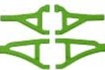 RPM R/C Products RPM80694  GREEN FRONT UPPER & LOWER A-ARMS FOR TRAXXAS MINI E-REVO