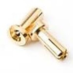 TQ Wire TQ2502 4mm Male Bullets Low Profile (pr.) Gold 14mm