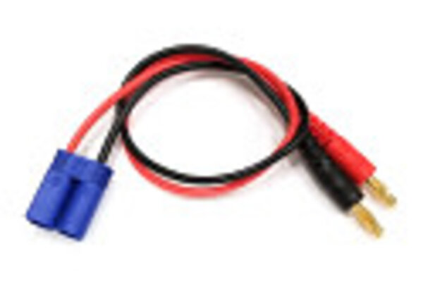 Racers Edge RCE1617  Charge Adapter: EC5 Device to Male 4mm Bullets- 300mm Wire