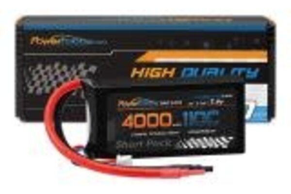 Powerhobby PHB2S4000110  2S 7.4V 4000mah 110C-220C Short Drag Racing Lipo Battery   XT60