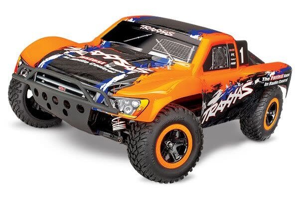 Traxxas 68086-4-ORNG Slash 4X4 VXL: 1/10 Scale 4WD Electric Short Course Truck with TQi™ Traxxas Link™ Enabled 2.4GHz Radio System & Traxxas Stability Management (TSM)®