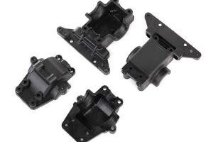 Traxxas 7530 Bulkhead, front & rear / differential housing, front & rear