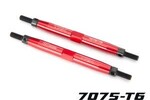 Traxxas 5939R Toe links, Slayer Pro 4X4 (TUBES™ 7075-T6 aluminum, red) (88mm, fits front or rear) (2)/ rod ends, rear (4)/ rod ends, front (4)/ wrench (1)