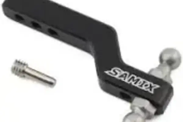 Samix SAMTRX4-6057-BK Samix TRX-4 Aluminum Drop Hitch Receiver (Black)