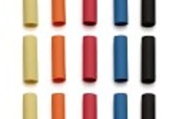 Team Associated ASC650  Shrink Tubing, 15pcs (3pcs each of 5 colors)