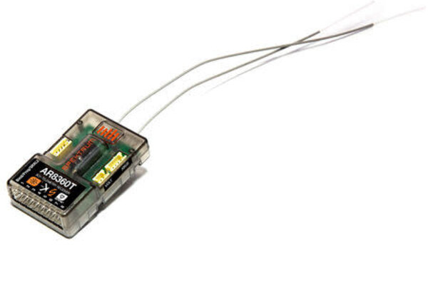 SPEKTRUM SPMAR8360T  AR8360T DSMX 8-Channel AS3X & SAFE Telemetry Receiver